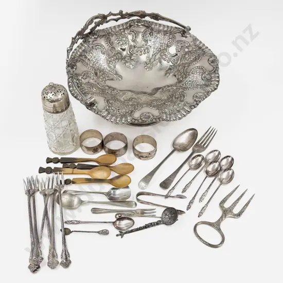 Qty of Assorted S/P incl Cutlery Napkin Rings etc