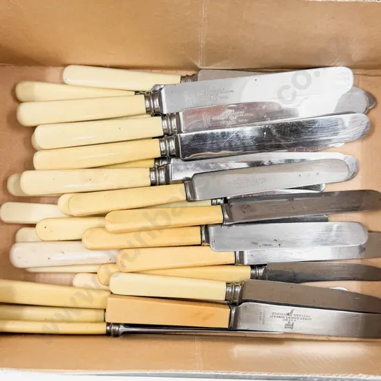 Qty of Assorted Bone Handled Knives
