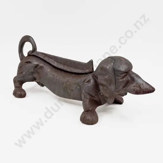 Vintage Cast Iron Dachshund Boot Scraper