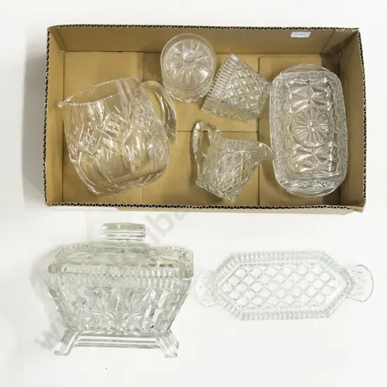 Qty of Assorted Crystal & Glassware