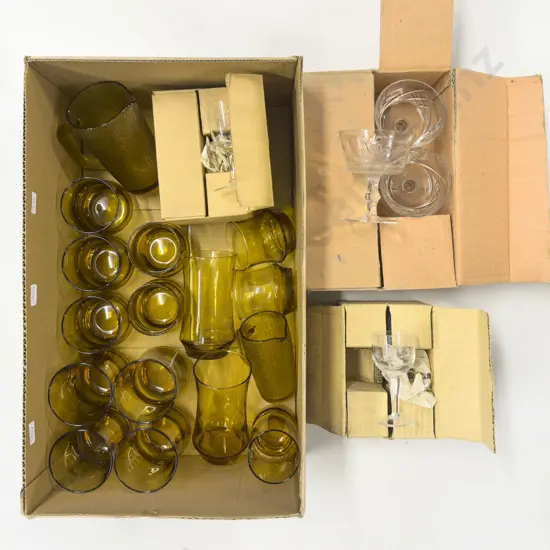 Qty of Assorted Glassware