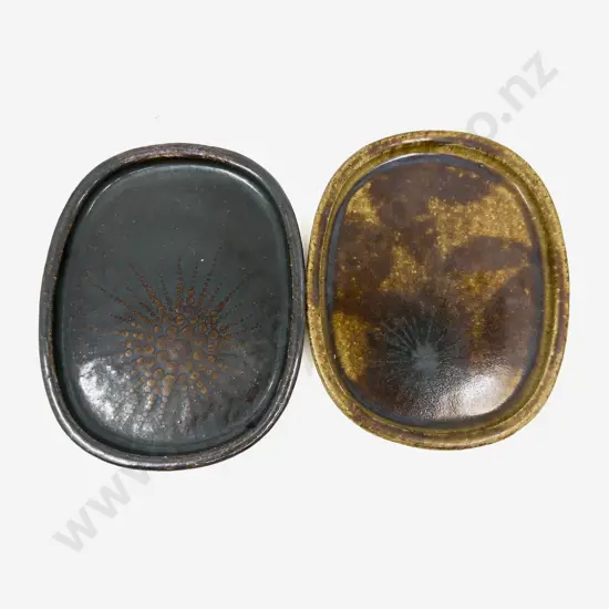 Two Paul Wotherspoon Shallow Pottery Dishes