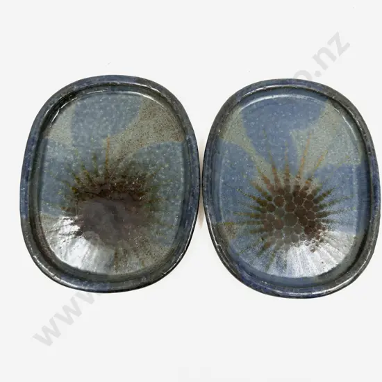 Two Paul Wotherspoon Shallow Pottery Dishes