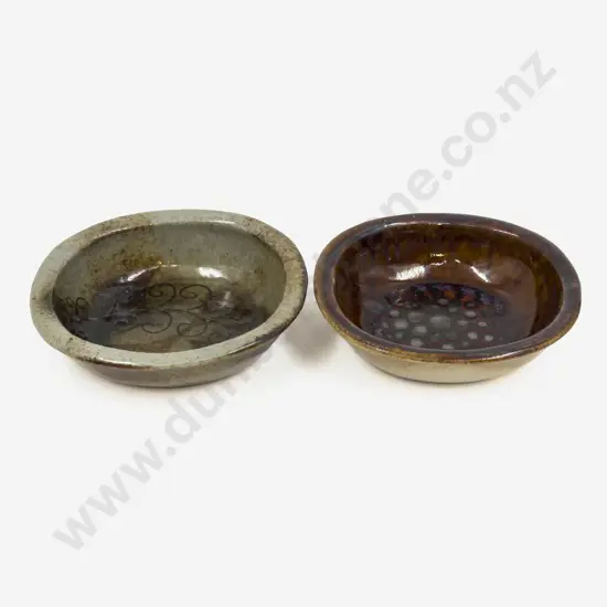 Two Paul Wotherspoon Shallow Pottery Bowls