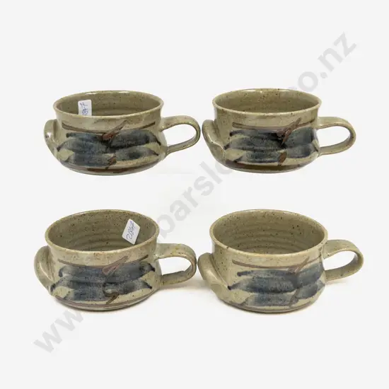 Four Paul Wotherspoon Soup Mugs