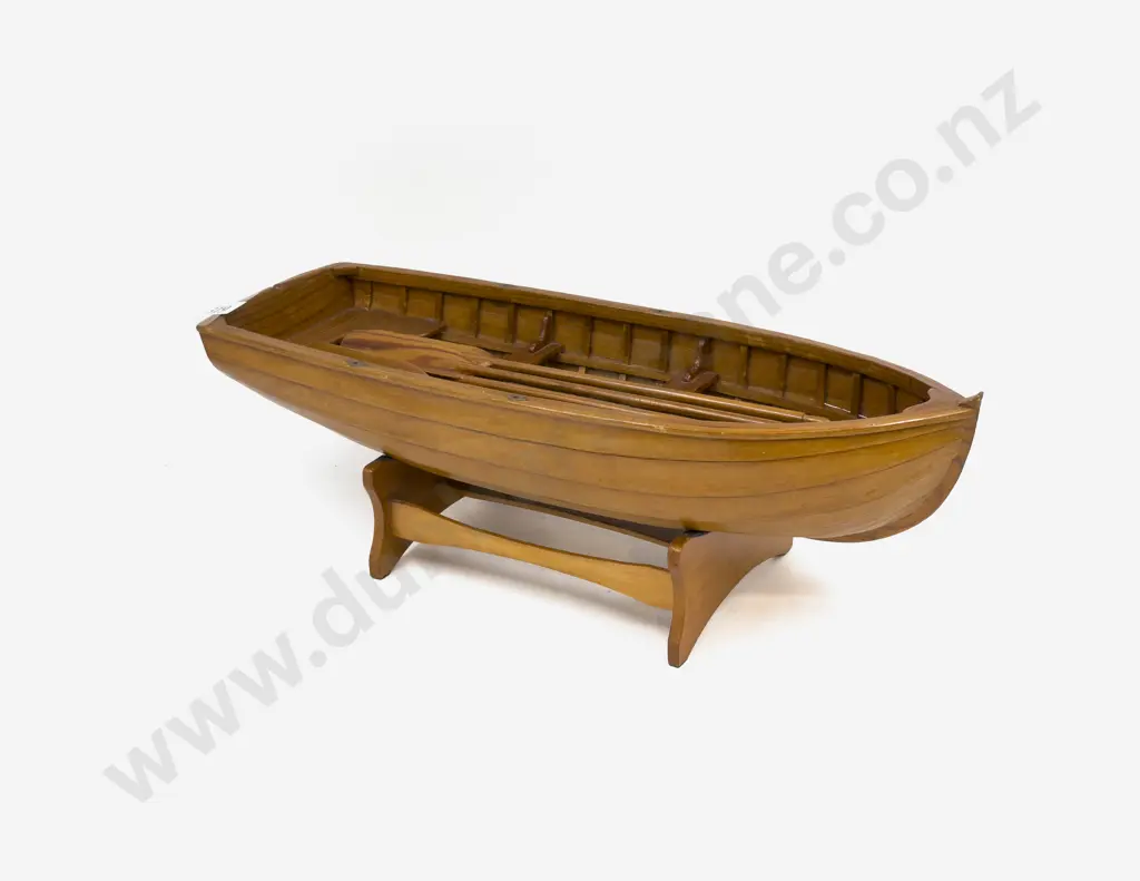 Vintage Wooden Model of Dinghy Image 1++