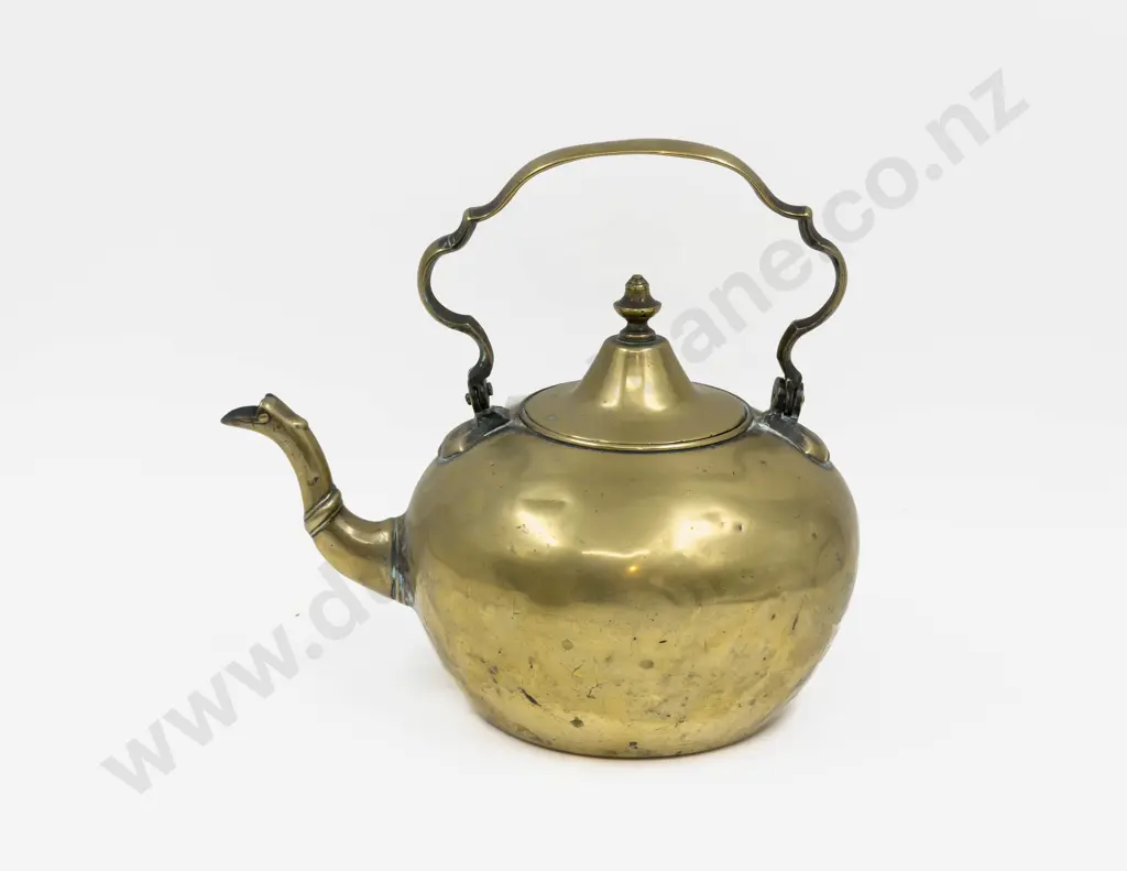 Brass Teapot Image 1++
