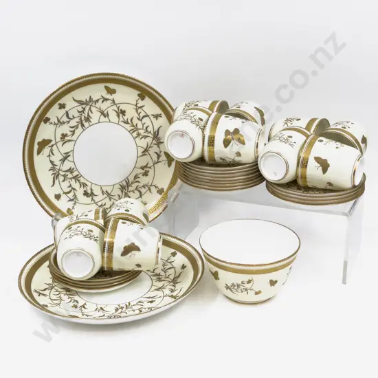 Royal Worcester Fancy China Part Teaset