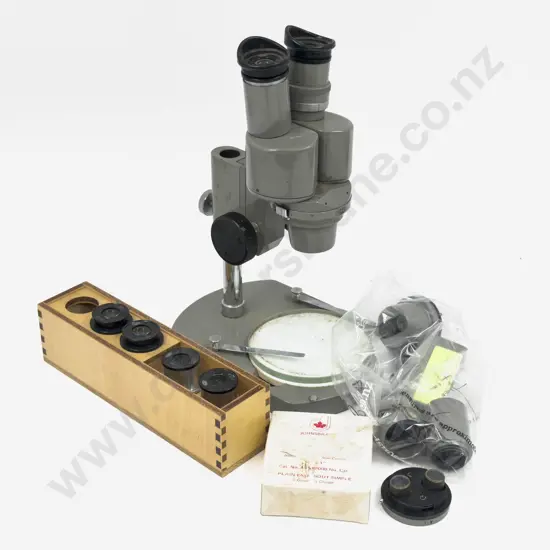 Vintage Microscope in Case