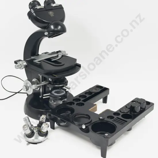 Vintage Microscope in Case