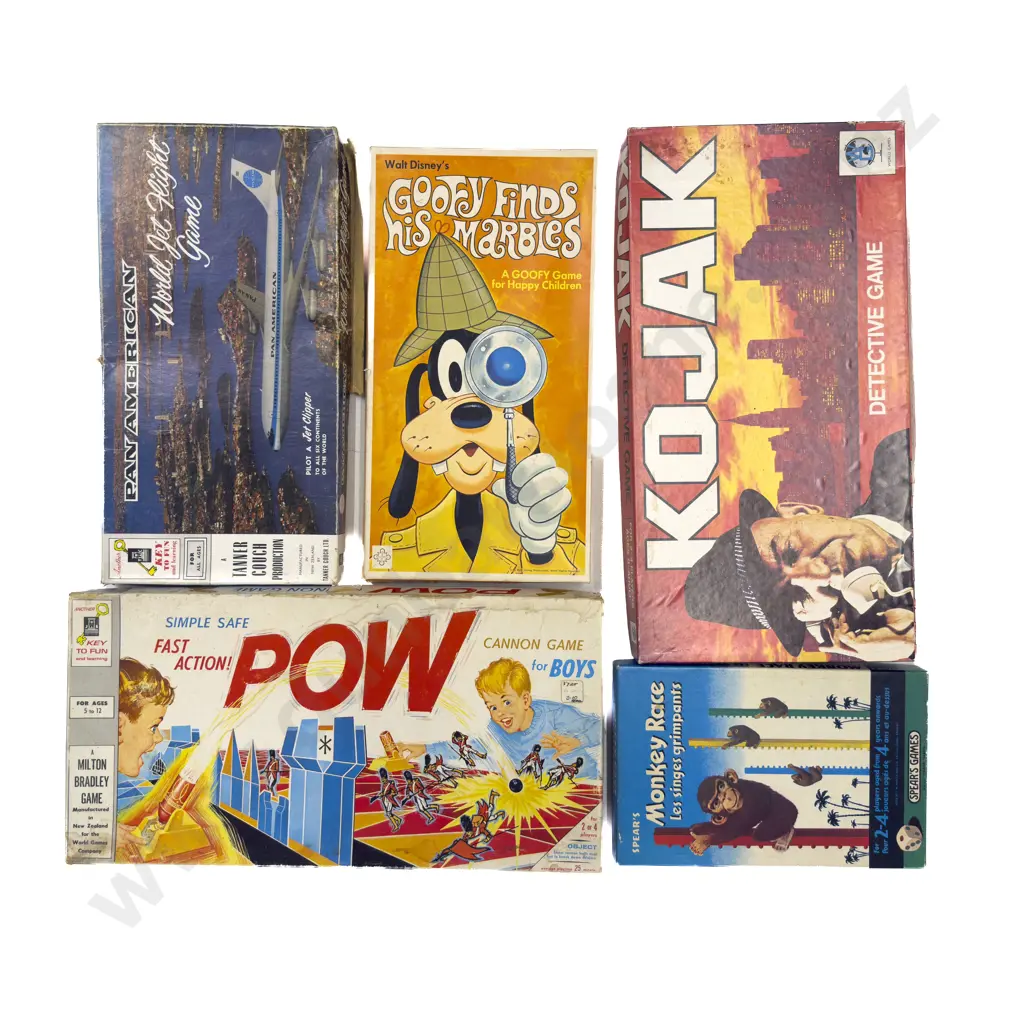 Qty of Assorted Vintage Board Games Image 1++