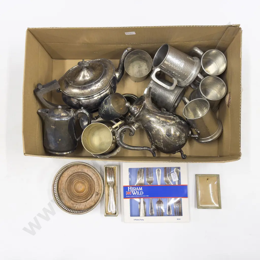 Qty of Assorted S/P together with Pewter Tankards Image 1++