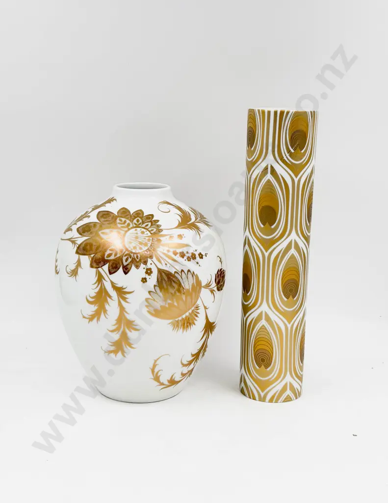 Rosenthal Vase (Repaired) together with Kaiser Vase Image 1++