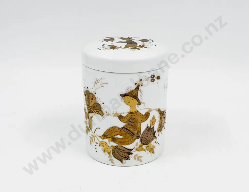 Rosenthal Bjorn Wijnblad "Quatre Couleurs" Lidded Jar Image 1++