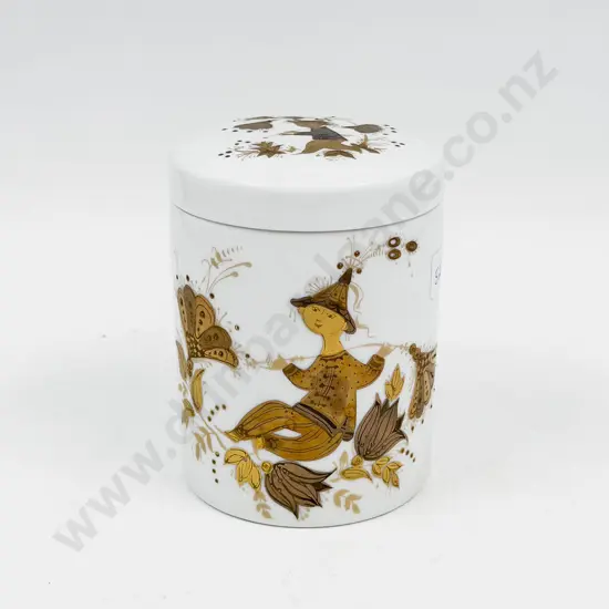 Rosenthal Bjorn Wijnblad "Quatre Couleurs" Lidded Jar