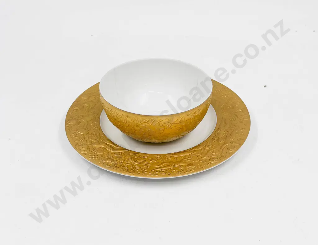 Rosenthal Bjorn Wijnblad Sugar Bowl & Side Plate Image 1++