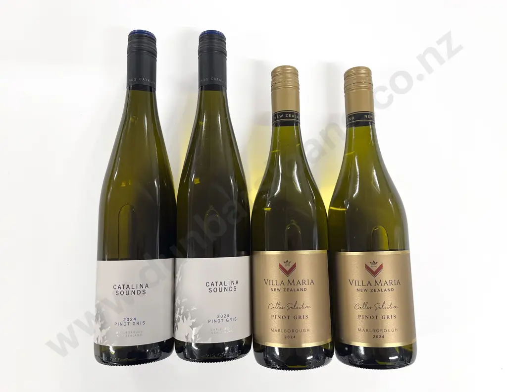 Four Various NZ Bottles Pinot Gris Image 1++