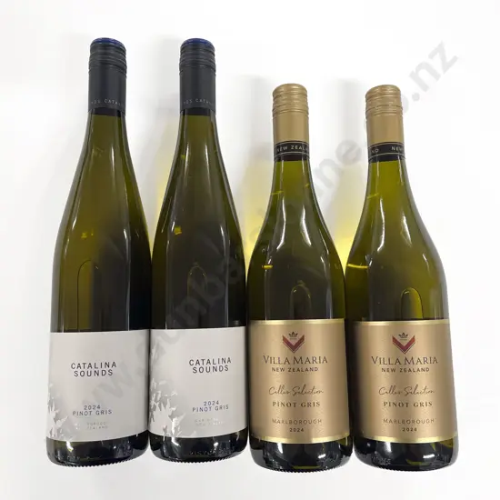 Four Various NZ Bottles Pinot Gris