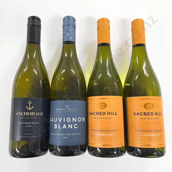 Four Various NZ Bottles Sauvignon Blanc