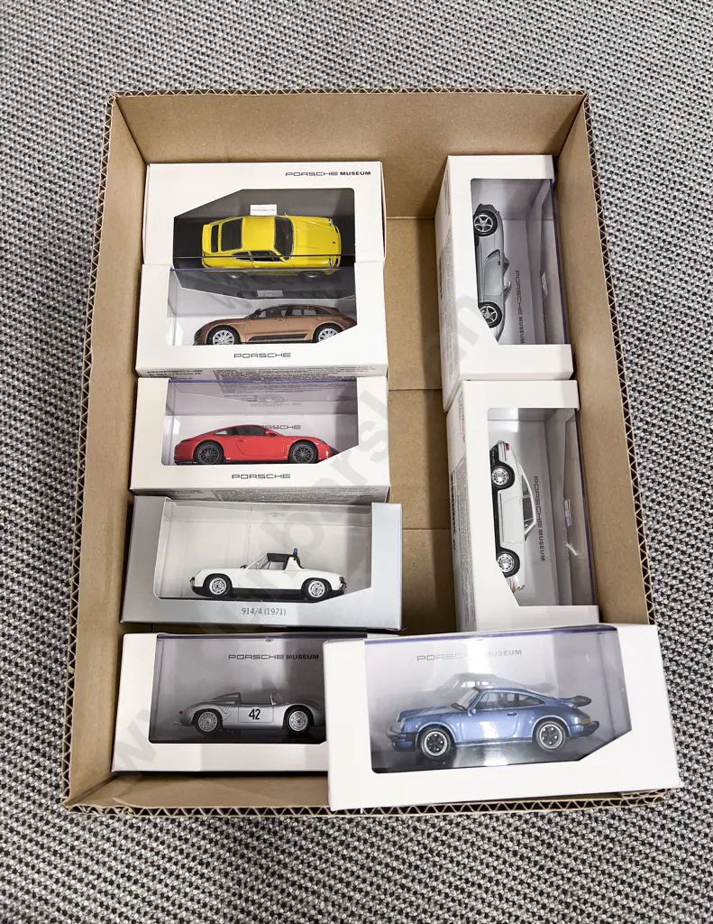 Various Welly Boxed Porsche Museum Models Image 1++