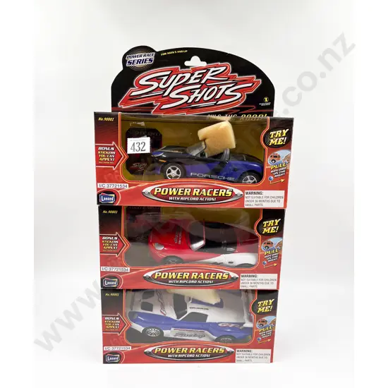 Three Boxed Lanard Super Shots Porsche Models