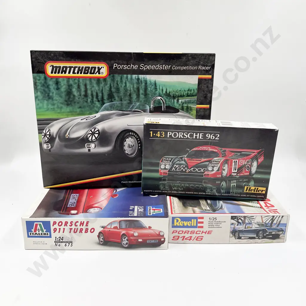 Four Various Porsche Kit Models - Uncompleted Image 1++