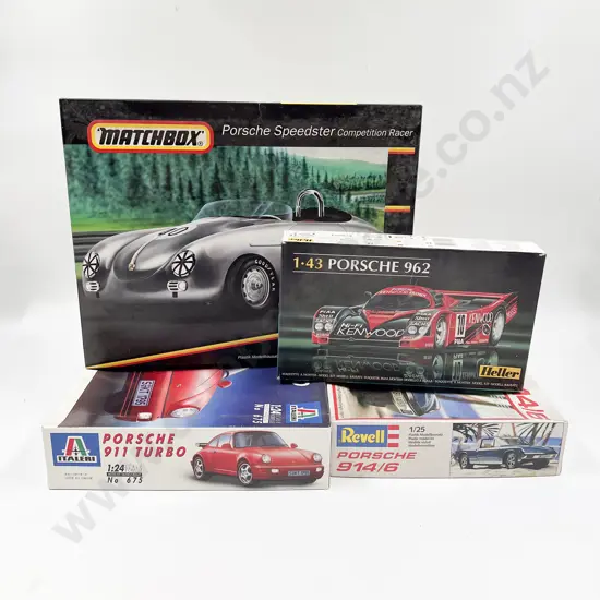 Four Various Porsche Kit Models - Uncompleted