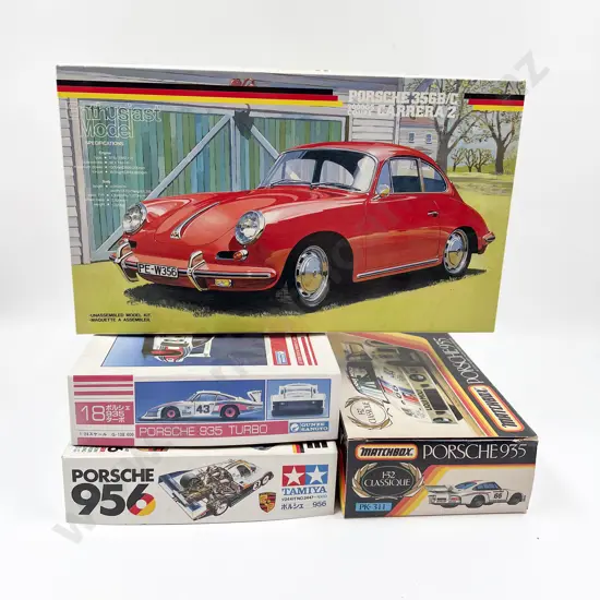 Four Various Porsche Kit Models - Uncompleted