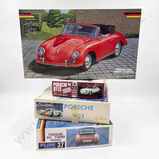 Four Various Porsche Kit Models - Uncompleted