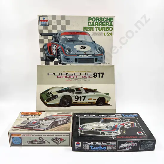 Four Various Porsche Kit Models - Uncompleted