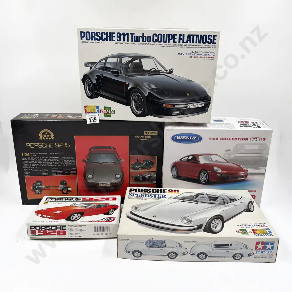 Five Completed Porsche Kit Models Image 1++