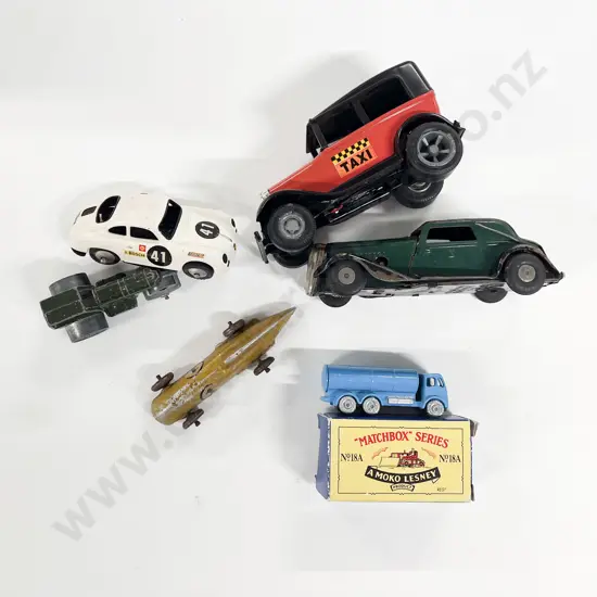 Vintage Clockwork Minic Funho & Assorted Vehicles
