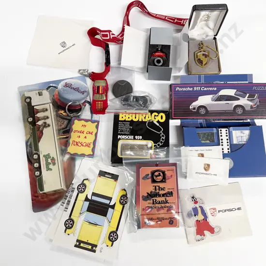 Various Porsche Collectibles