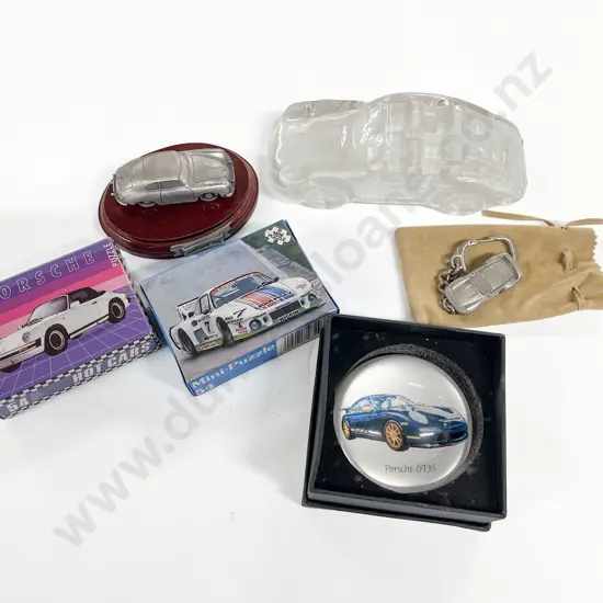 Various Porsche Collectibles