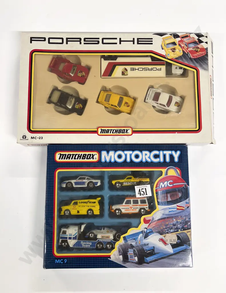 Boxed Matchbox Motor City & Porsche Image 1++