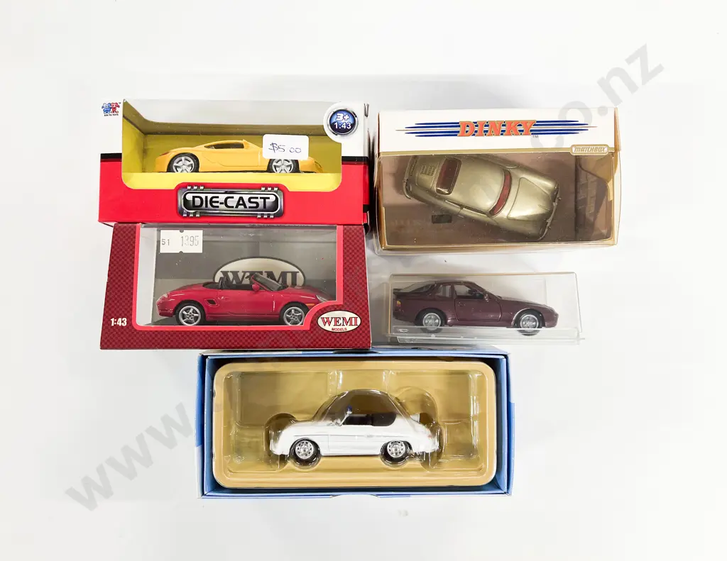 Five Boxed Vanguards Dinky & Other Models Image 1++