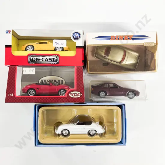 Five Boxed Vanguards Dinky & Other Models