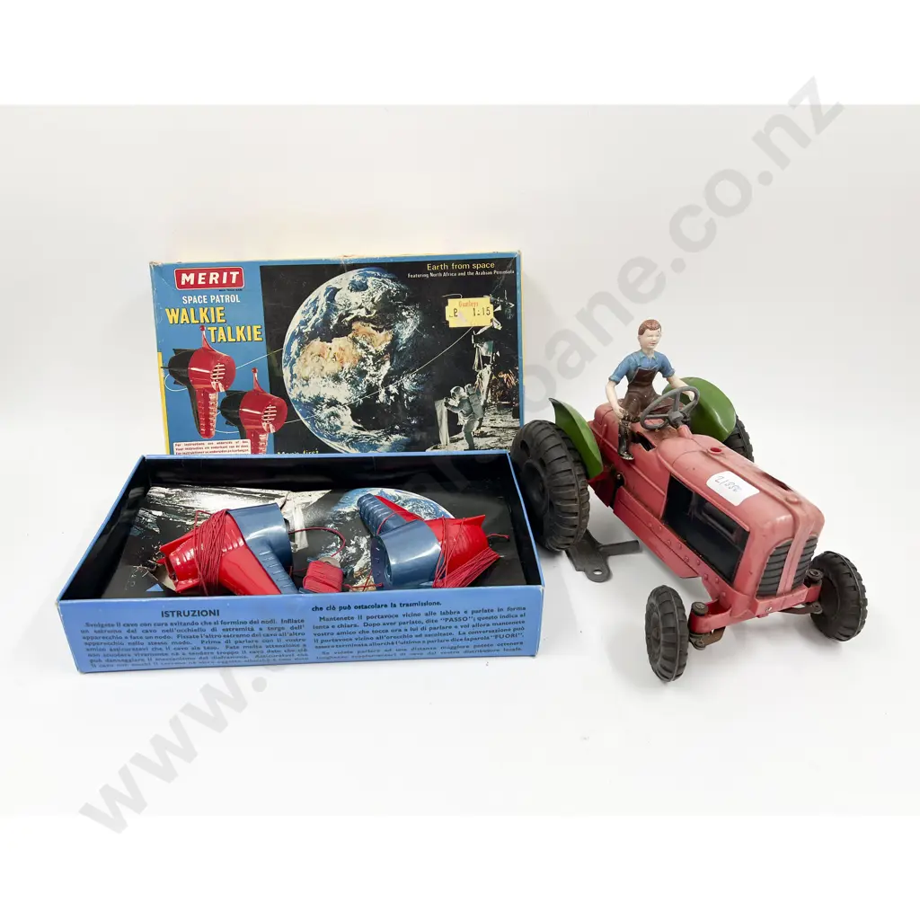 Large Scale Minic Tractor (Faults) with Boxed Space Walkie Talkie Image 1++