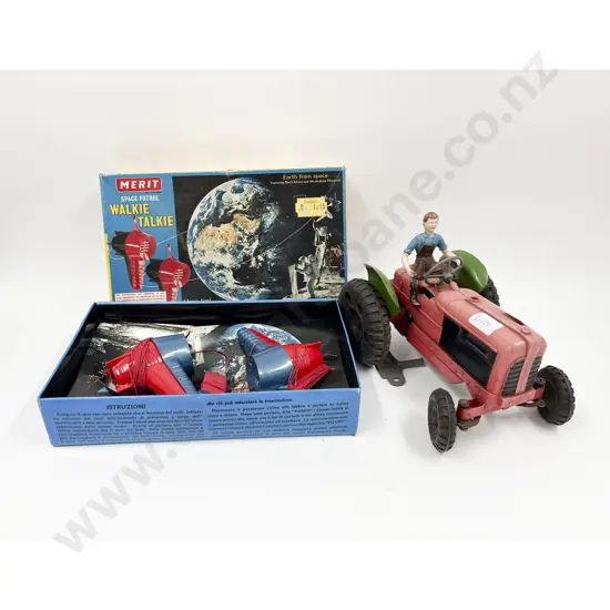 Large Scale Minic Tractor (Faults) with Boxed Space Walkie Talkie