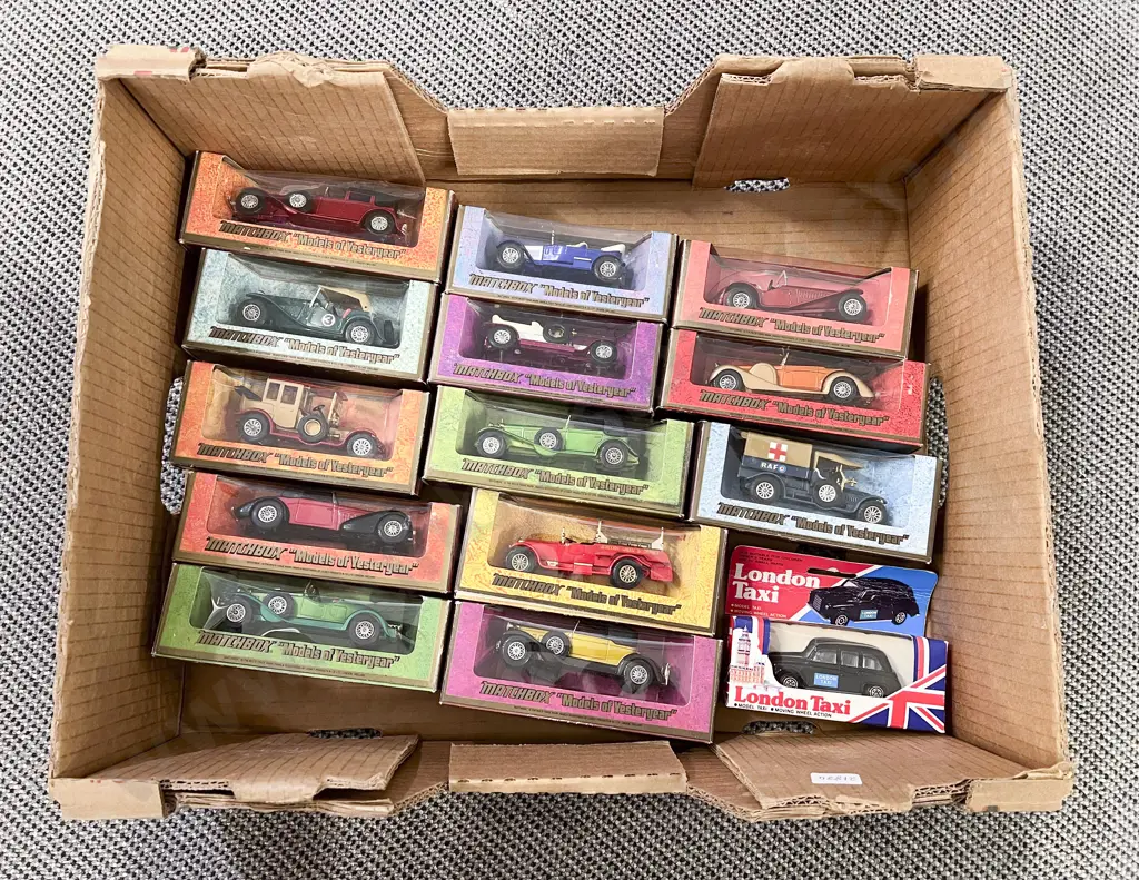 Fourteen Boxed Matchbox Models of Yesteryear Image 1++