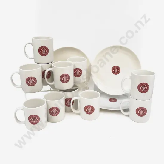 Eleven Porirua Model Railway Convention 1994 Mugs & Three Plates