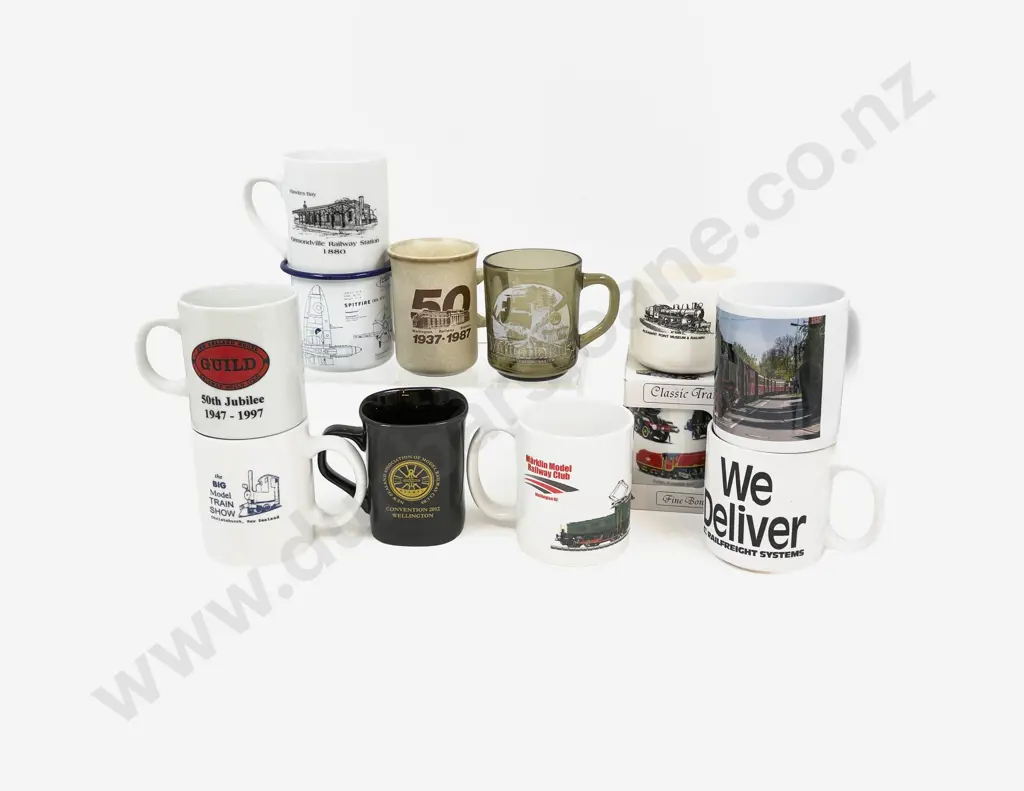 Assorted Railway Commemorative Mugs Image 1++