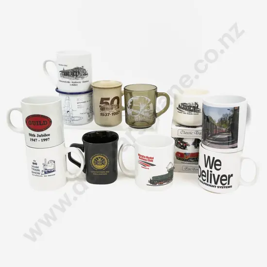 Assorted Railway Commemorative Mugs
