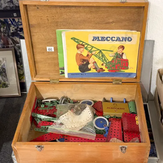 Good Quantity of Assorted Vintage Meccano in Two Containers