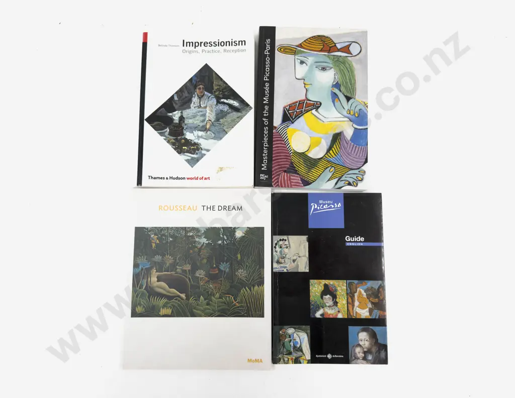 Four Volumes Pertaining To Fine Arts Image 1++