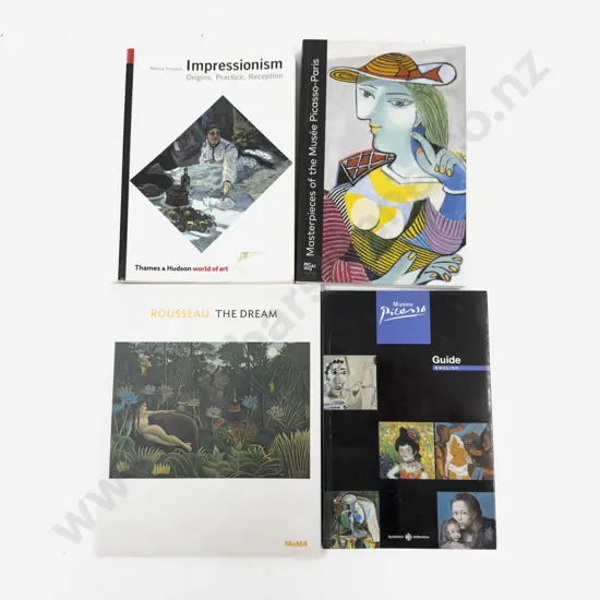 Four Volumes Pertaining To Fine Arts