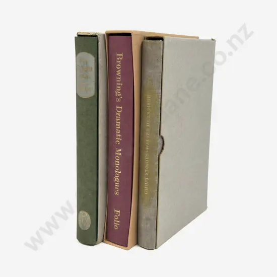 Three Boxed Folio Society Editions