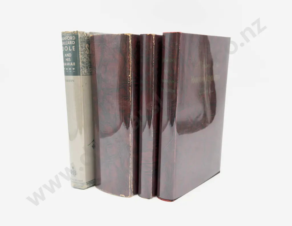 Sanford B Dole - Memoirs of the Hawaiian Revolution Vols I - III & Other Image 1++