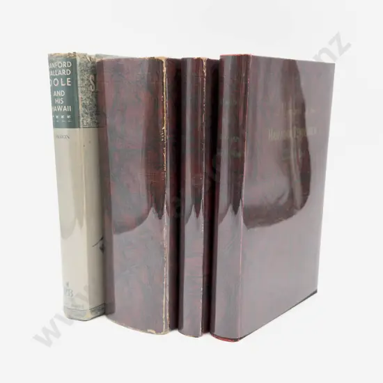 Sanford B Dole - Memoirs of the Hawaiian Revolution Vols I - III & Other