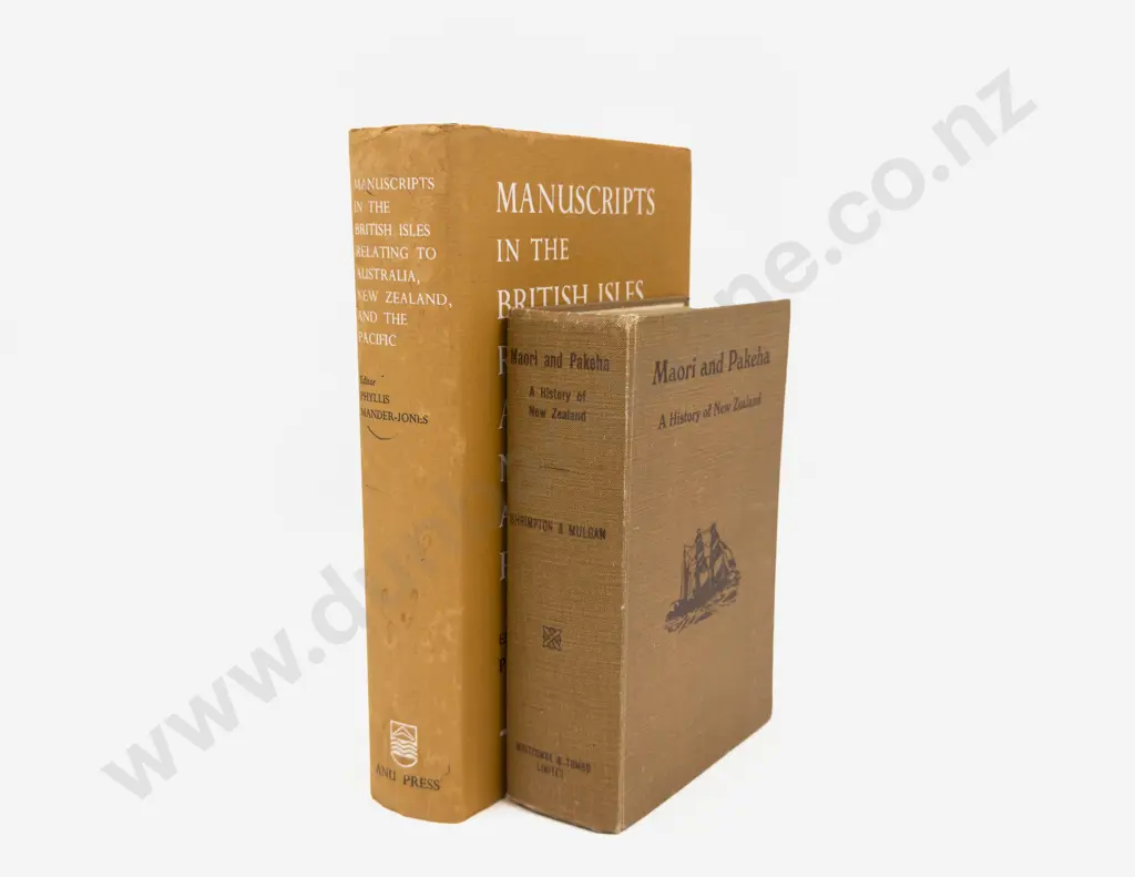 Two Volumes Pertaining To New Zealand History Image 1++